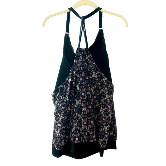 Lane Bryant Cacique Mesh Blouson Swim Tankini Built in Bra!  Size 22 - Picture 3 of 10